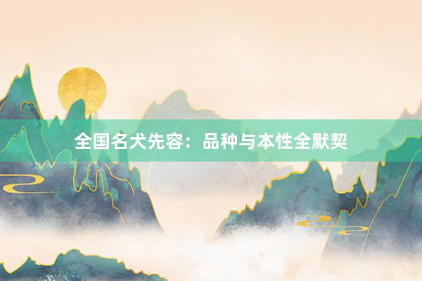 全国名犬先容：品种与本性全默契